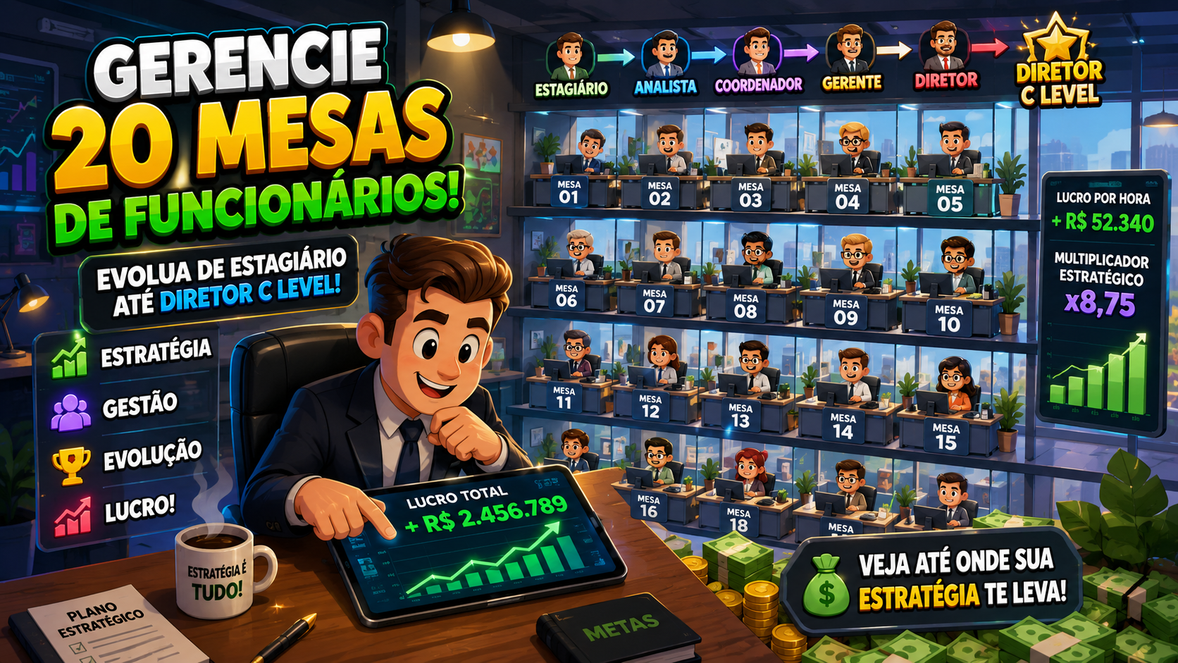 Office Tycoon - Gestão